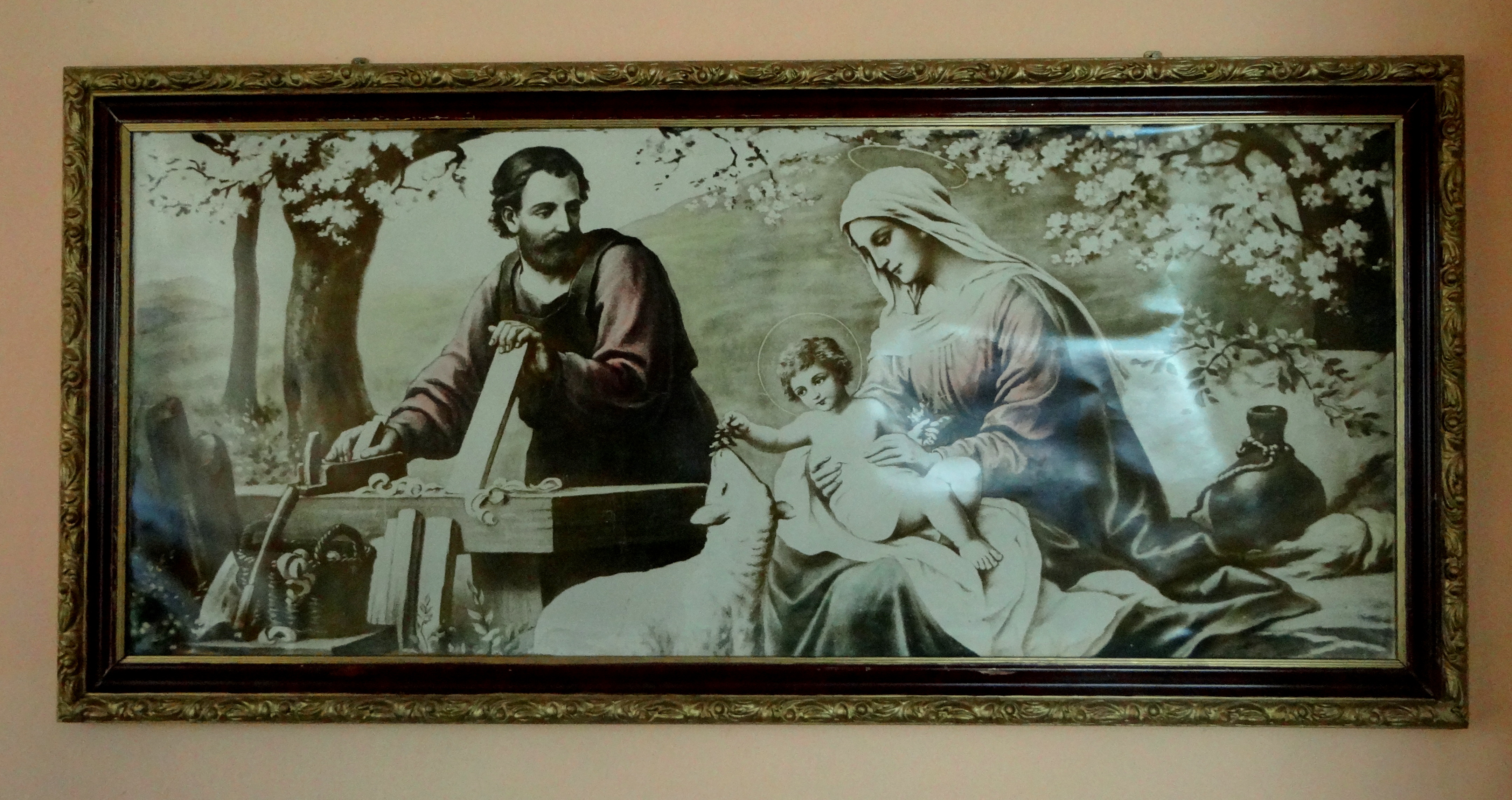 obraz pochodzący z domu w Gaju Zuzowskim -odnowiony 